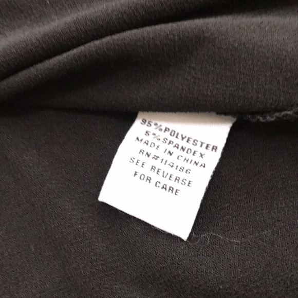 New! Love Scarlett SZ 2X black with cheetah print knit shirt sleeve top. - Picture 8 of 9